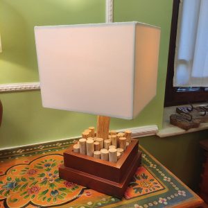 LAMPADA DA TAVOLO CON RAMI DEL CAFFE'