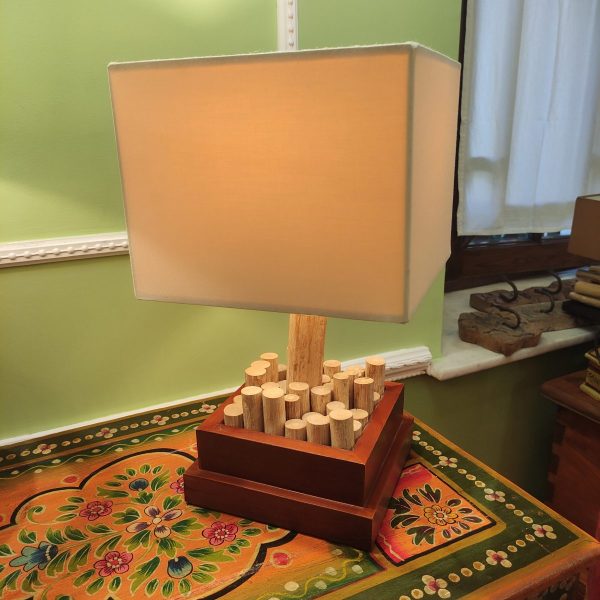 LAMPADA DA TAVOLO CON RAMI DEL CAFFE'