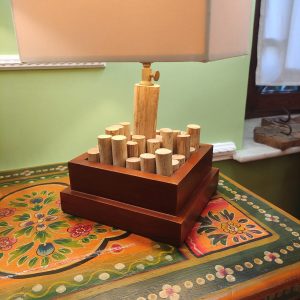 LAMPADA DA TAVOLO CON RAMI DEL CAFFE'