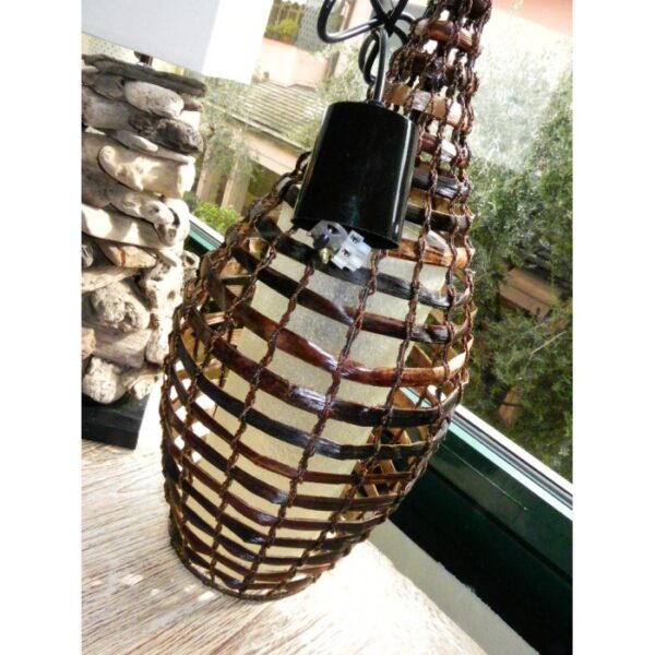 lampadario rattan