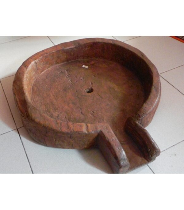 Antica macina in radica di teak JD558