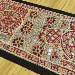 arazzo runner indiano decorazione con paillettes