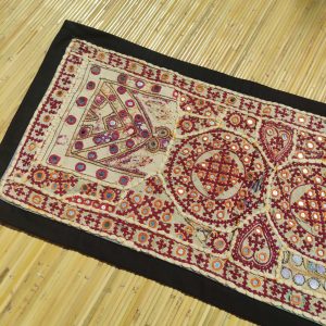arazzo runner indiano dettaglio decorazione
