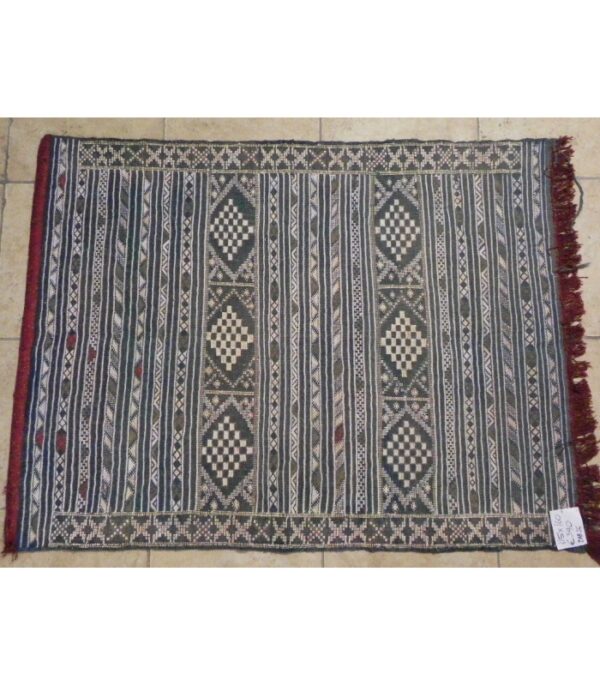 tappeto Kilim fondo azzurro