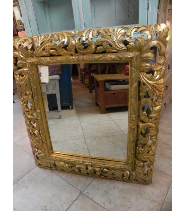 SPECCHIO LEGNO INTARSIATO