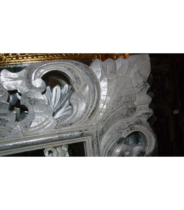 SPECCHIO CORNICE LEGNO