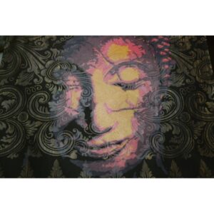 QUADRO BUDDHA SU SETA