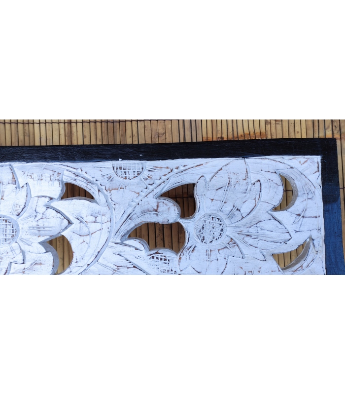 Pannello decorativo in legno intagliato 120H120