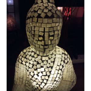 LAMPADA BUDDHA MOSAICO