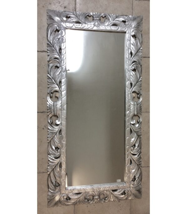 SPECCHIO FIGURA INTERA CORNICE LEGNO