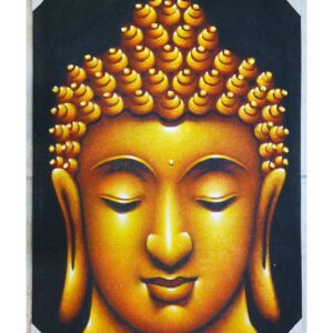 VISO DI BUDDHA DIPINTO A MANO