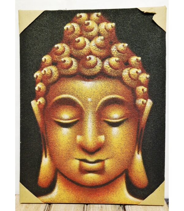 VISO DI BUDDHA DIPINTO A MANO