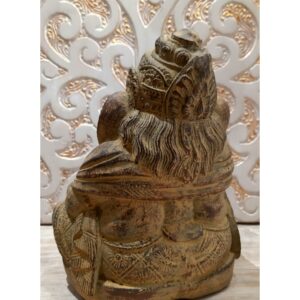 GANESH IN PIETRA CON LIBRO