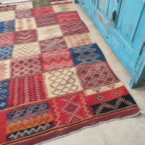 tappeto kilim passatoia berbera colorata quadri