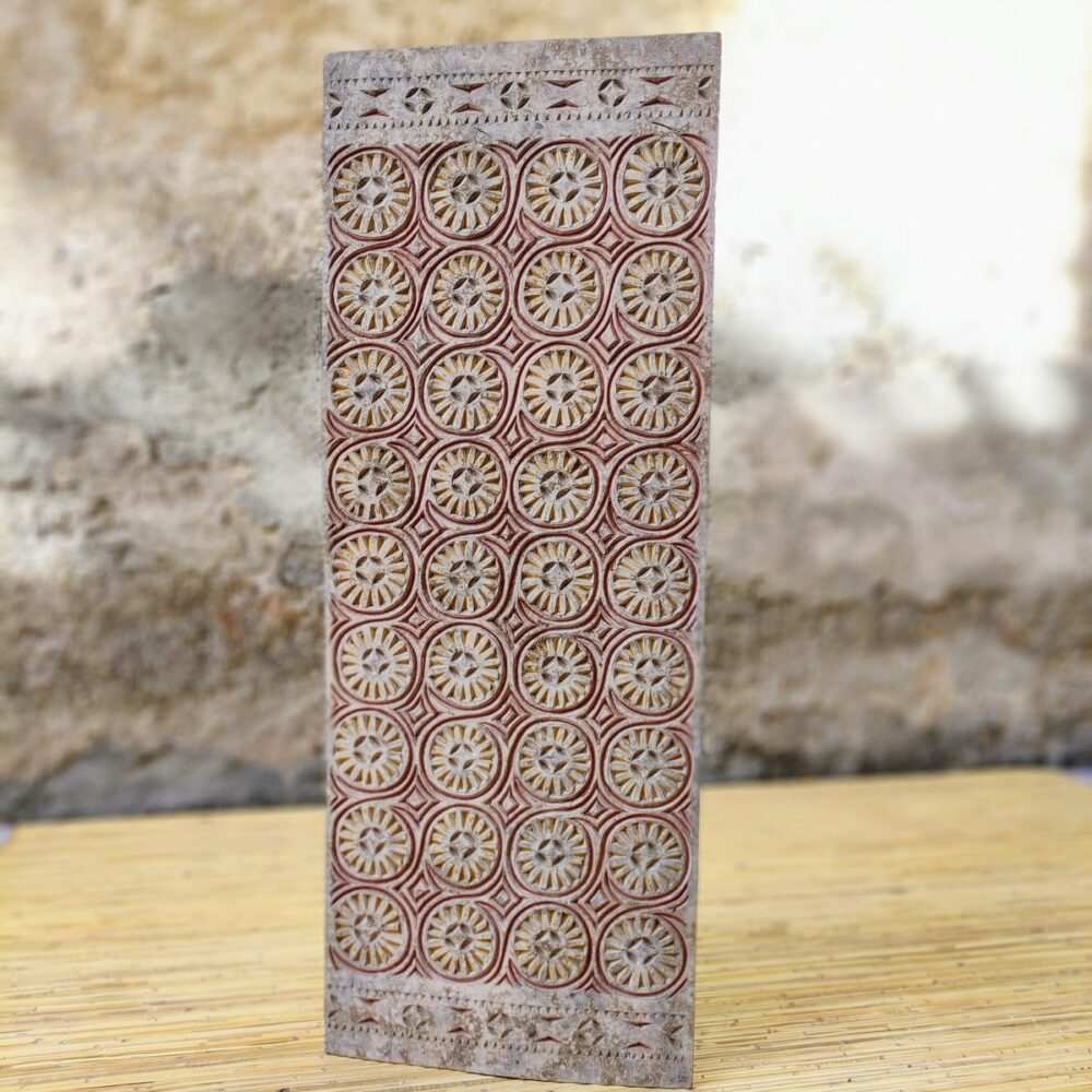 Pannello tribale del borneo decorazione in legno