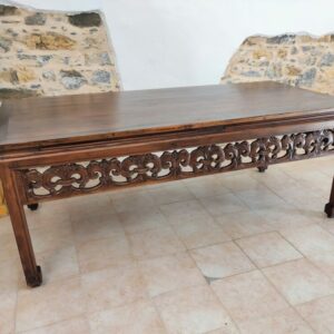 tavolo da esposizione e lavoro in teak