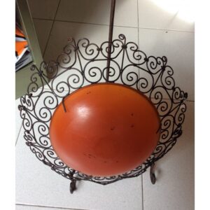 LAMPADARIO FERRO BATTUTO