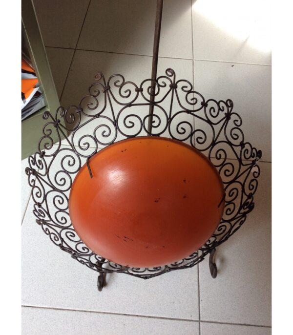 LAMPADARIO FERRO BATTUTO