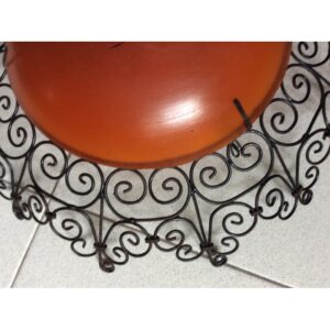 LAMPADARIO FERRO BATTUTO