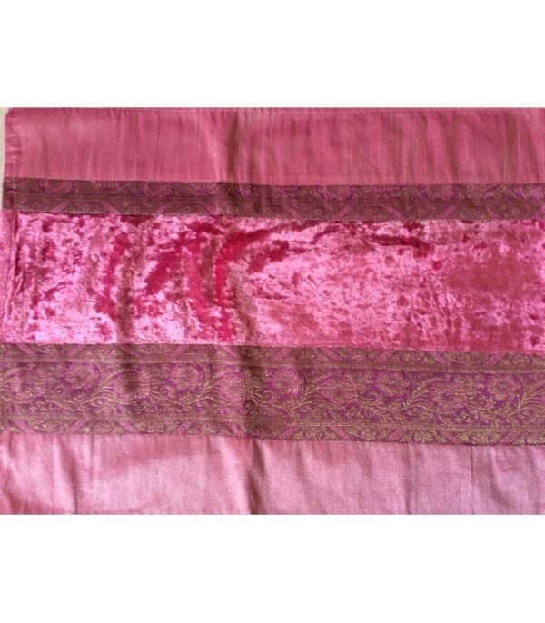 STRISCIA RUNNER SETA ROSA