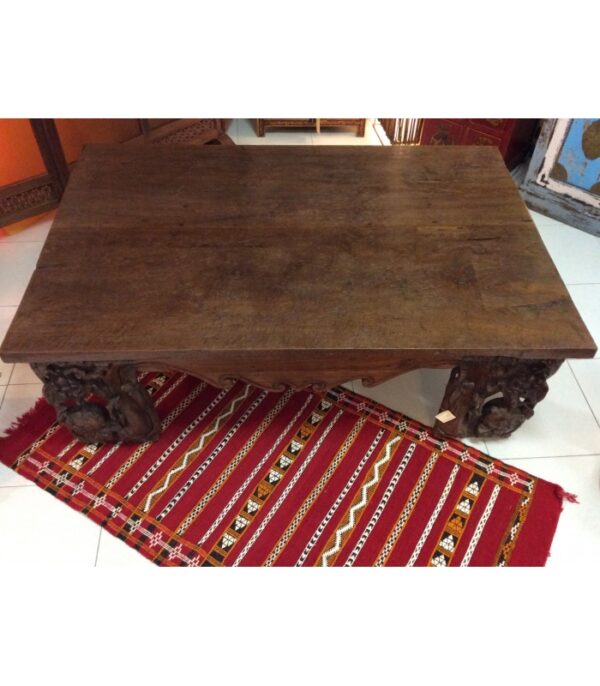 VECCHIO TAVOLO INDONESIANO IN TEAK