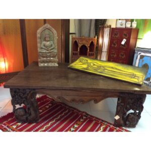 VECCHIO TAVOLO INDONESIANO IN TEAK
