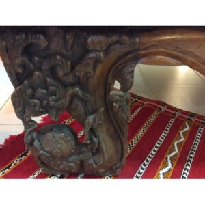 VECCHIO TAVOLO INDONESIANO IN TEAK