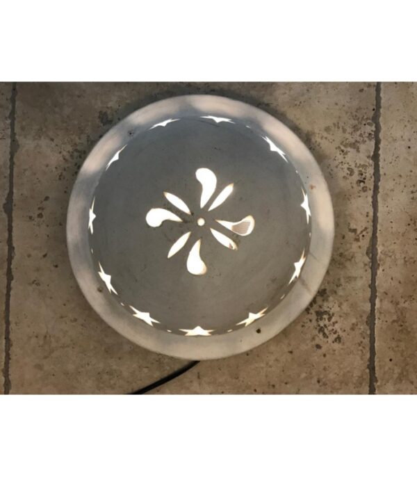 APPLIQUE LAMPADARIO IN TERRACOTTA