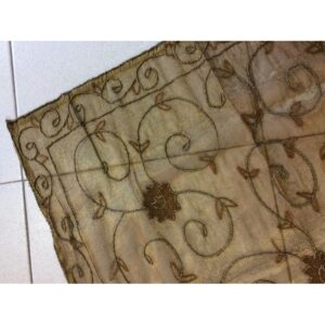 CENTRO TAVOLA ORGANZA COLOR BRONZO