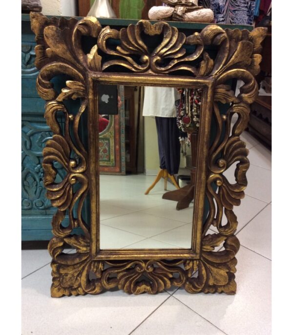 SPECCHIO LEGNO ORO