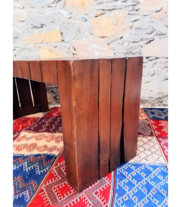 PANCA/TAVOLINO IN TEAK ETNICA