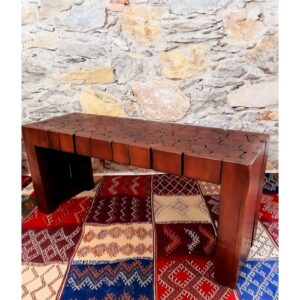 PANCA/TAVOLINO IN TEAK ETNICA
