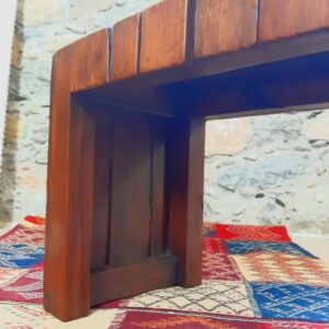PANCA/TAVOLINO IN TEAK ETNICA