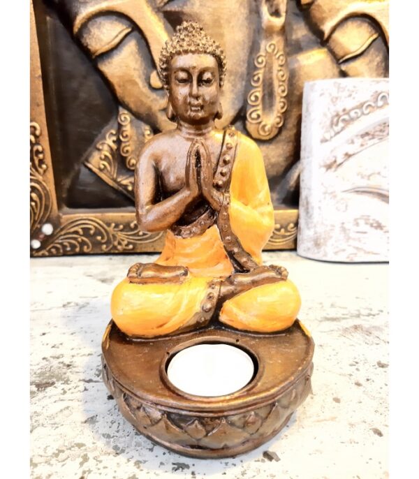 PORTACANDELA BUDDHA