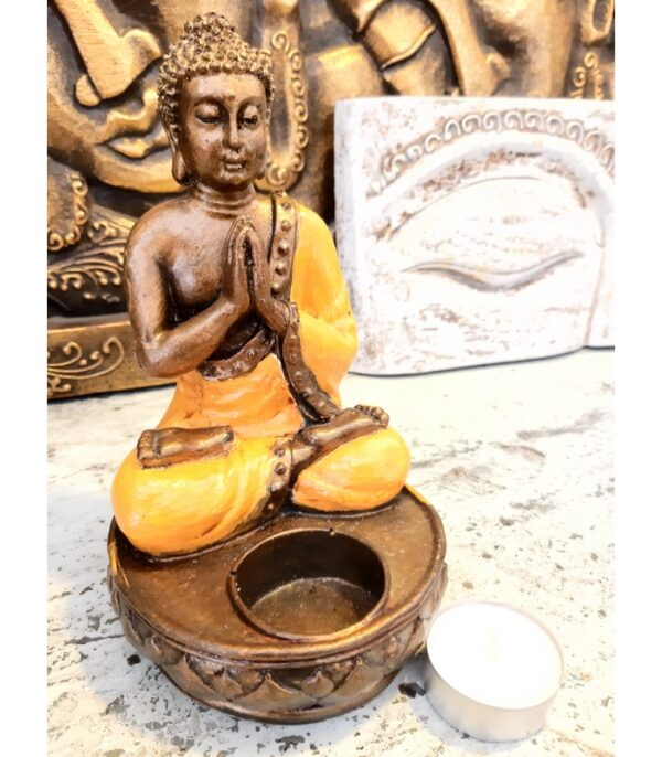 PORTACANDELA BUDDHA