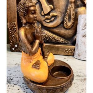 PORTACANDELA BUDDHA