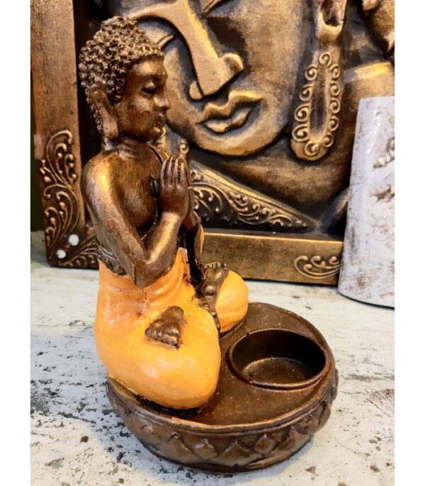 PORTACANDELA BUDDHA