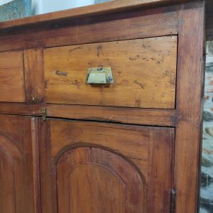 Credenza indiana coloniale 2 cassetti e due sportelli in legno massello