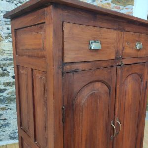 Credenza indiana coloniale 2 cassetti e due sportelli in legno massello