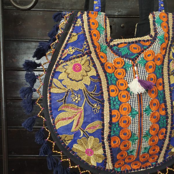 BORSA INDIANA TONDA A SOFFIETTO - immagine 10