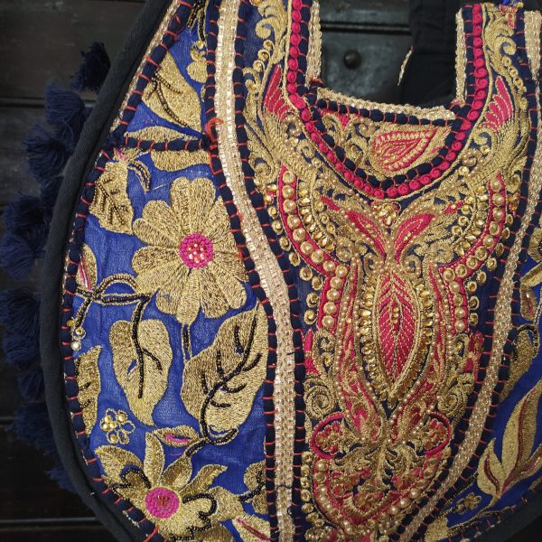 BORSA INDIANA TONDA A SOFFIETTO - immagine 7