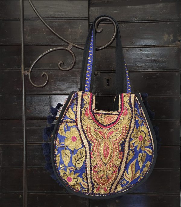 BORSA INDIANA TONDA A SOFFIETTO - immagine 9