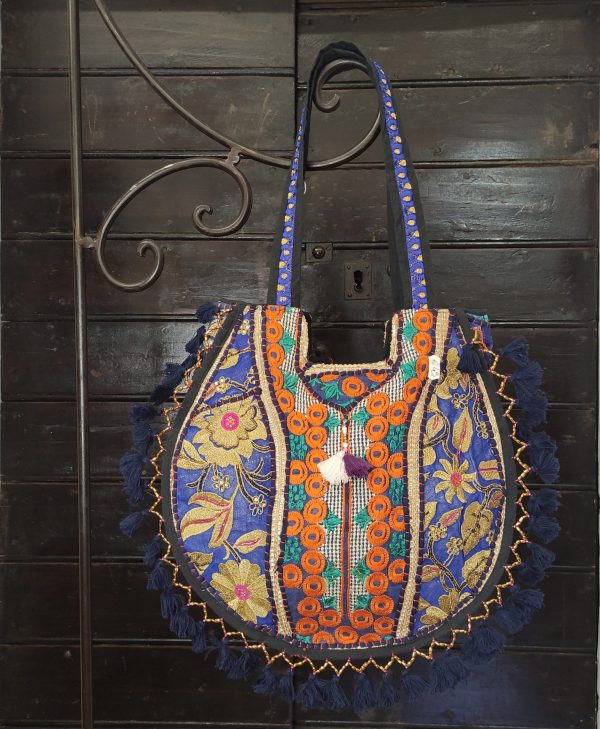 BORSA INDIANA TONDA A SOFFIETTO - immagine 8