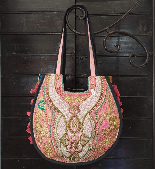 BORSA INDIANA TONDA A SOFFIETTO - immagine 13