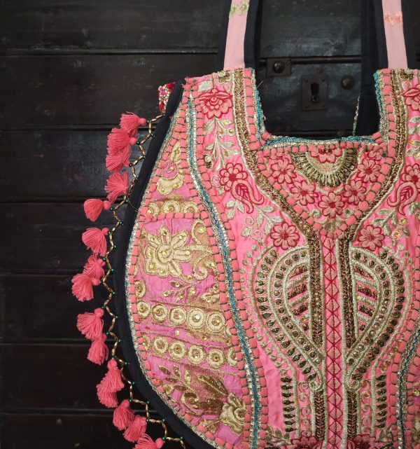 BORSA INDIANA TONDA A SOFFIETTO - immagine 11