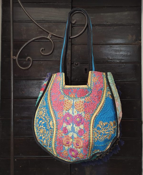 BORSA INDIANA TONDA A SOFFIETTO - immagine 18