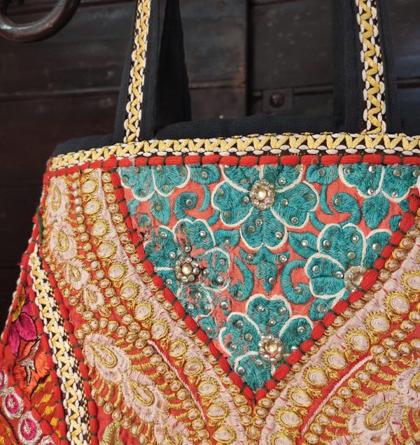 BORSA INDIANA RICAMATA - immagine 6
