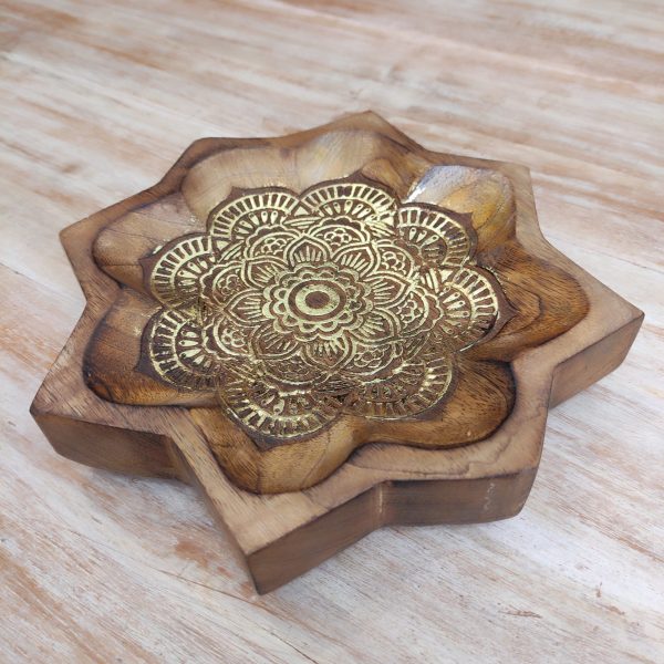 VASSOIO CON MANDALA - immagine 6