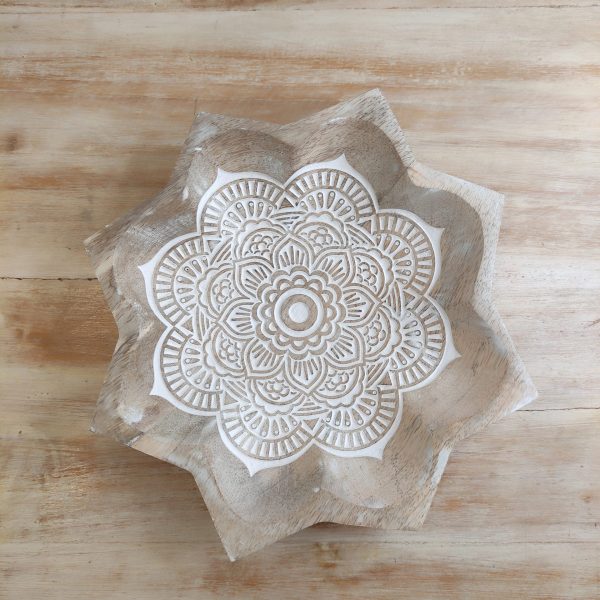 VASSOIO CON MANDALA - immagine 2