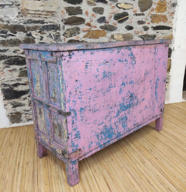 CREDENZA INDIANA ROSA E AZZURRA - immagine 7